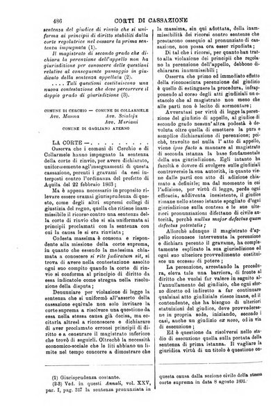 Annali della giurisprudenza italiana raccolta generale delle decisioni delle Corti di cassazione e d'appello in materia civile, criminale, commerciale, di diritto pubblico e amministrativo, e di procedura civile e penale