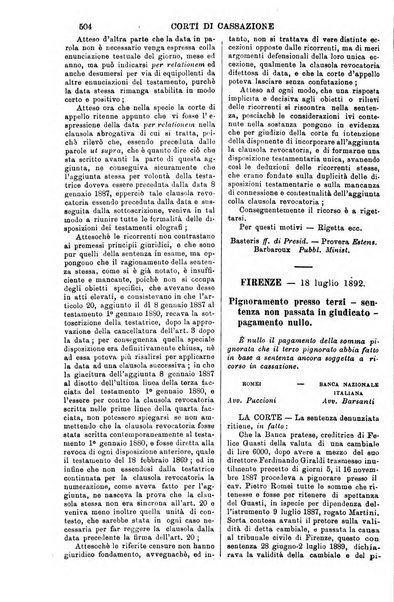 Annali della giurisprudenza italiana raccolta generale delle decisioni delle Corti di cassazione e d'appello in materia civile, criminale, commerciale, di diritto pubblico e amministrativo, e di procedura civile e penale