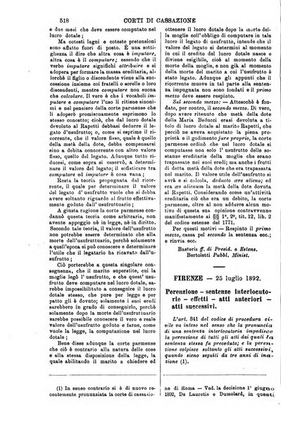 Annali della giurisprudenza italiana raccolta generale delle decisioni delle Corti di cassazione e d'appello in materia civile, criminale, commerciale, di diritto pubblico e amministrativo, e di procedura civile e penale