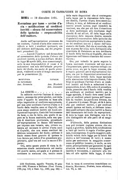 Annali della giurisprudenza italiana raccolta generale delle decisioni delle Corti di cassazione e d'appello in materia civile, criminale, commerciale, di diritto pubblico e amministrativo, e di procedura civile e penale