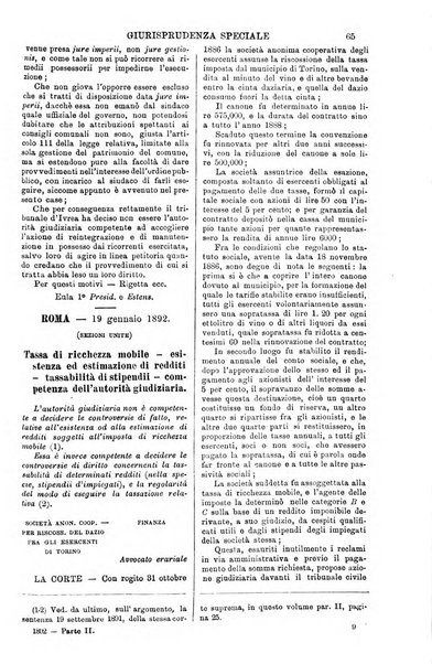 Annali della giurisprudenza italiana raccolta generale delle decisioni delle Corti di cassazione e d'appello in materia civile, criminale, commerciale, di diritto pubblico e amministrativo, e di procedura civile e penale