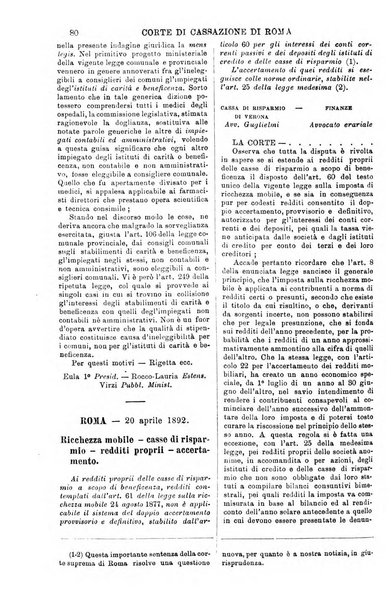 Annali della giurisprudenza italiana raccolta generale delle decisioni delle Corti di cassazione e d'appello in materia civile, criminale, commerciale, di diritto pubblico e amministrativo, e di procedura civile e penale