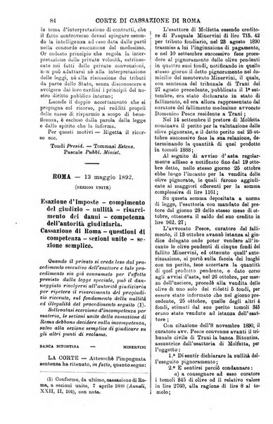 Annali della giurisprudenza italiana raccolta generale delle decisioni delle Corti di cassazione e d'appello in materia civile, criminale, commerciale, di diritto pubblico e amministrativo, e di procedura civile e penale