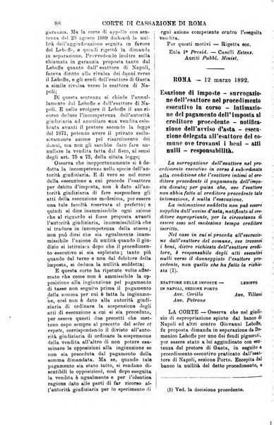 Annali della giurisprudenza italiana raccolta generale delle decisioni delle Corti di cassazione e d'appello in materia civile, criminale, commerciale, di diritto pubblico e amministrativo, e di procedura civile e penale