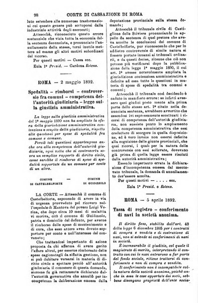 Annali della giurisprudenza italiana raccolta generale delle decisioni delle Corti di cassazione e d'appello in materia civile, criminale, commerciale, di diritto pubblico e amministrativo, e di procedura civile e penale