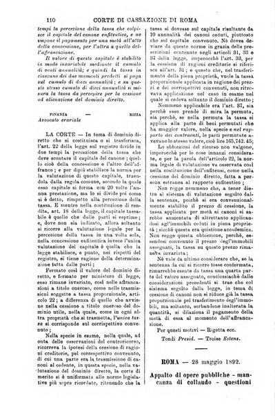 Annali della giurisprudenza italiana raccolta generale delle decisioni delle Corti di cassazione e d'appello in materia civile, criminale, commerciale, di diritto pubblico e amministrativo, e di procedura civile e penale