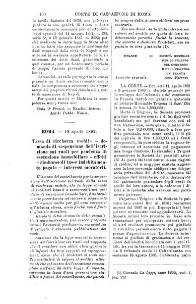 Annali della giurisprudenza italiana raccolta generale delle decisioni delle Corti di cassazione e d'appello in materia civile, criminale, commerciale, di diritto pubblico e amministrativo, e di procedura civile e penale