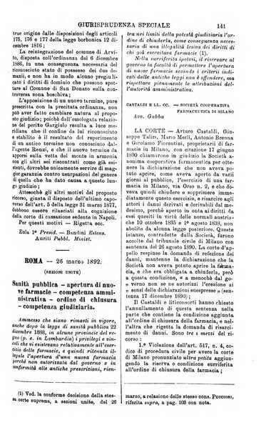 Annali della giurisprudenza italiana raccolta generale delle decisioni delle Corti di cassazione e d'appello in materia civile, criminale, commerciale, di diritto pubblico e amministrativo, e di procedura civile e penale