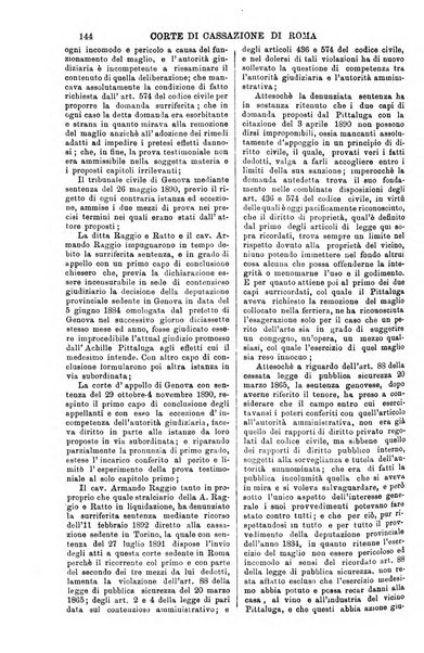 Annali della giurisprudenza italiana raccolta generale delle decisioni delle Corti di cassazione e d'appello in materia civile, criminale, commerciale, di diritto pubblico e amministrativo, e di procedura civile e penale