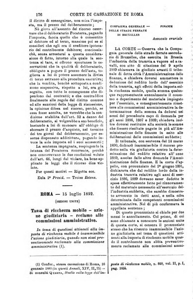 Annali della giurisprudenza italiana raccolta generale delle decisioni delle Corti di cassazione e d'appello in materia civile, criminale, commerciale, di diritto pubblico e amministrativo, e di procedura civile e penale