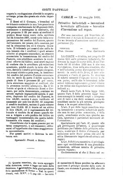 Annali della giurisprudenza italiana raccolta generale delle decisioni delle Corti di cassazione e d'appello in materia civile, criminale, commerciale, di diritto pubblico e amministrativo, e di procedura civile e penale