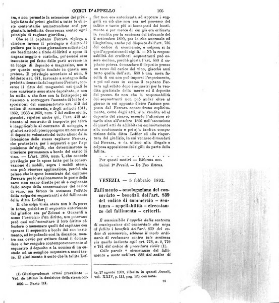 Annali della giurisprudenza italiana raccolta generale delle decisioni delle Corti di cassazione e d'appello in materia civile, criminale, commerciale, di diritto pubblico e amministrativo, e di procedura civile e penale