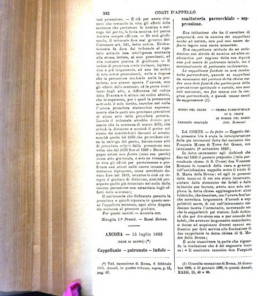 Annali della giurisprudenza italiana raccolta generale delle decisioni delle Corti di cassazione e d'appello in materia civile, criminale, commerciale, di diritto pubblico e amministrativo, e di procedura civile e penale