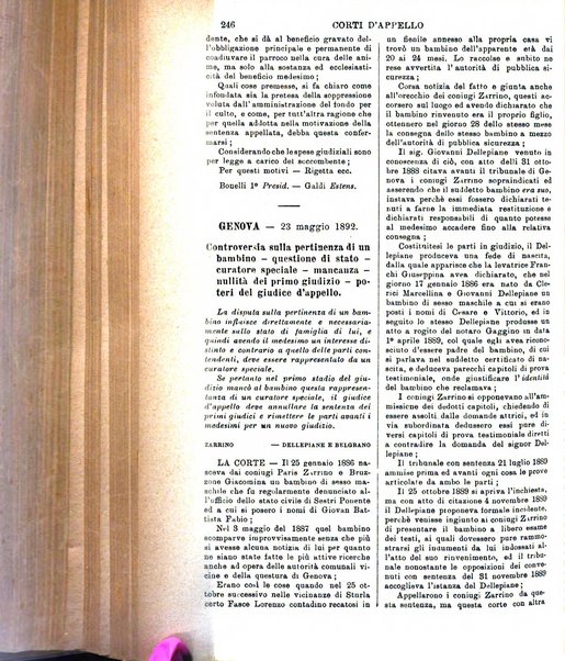 Annali della giurisprudenza italiana raccolta generale delle decisioni delle Corti di cassazione e d'appello in materia civile, criminale, commerciale, di diritto pubblico e amministrativo, e di procedura civile e penale