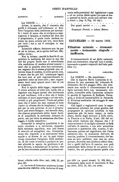 Annali della giurisprudenza italiana raccolta generale delle decisioni delle Corti di cassazione e d'appello in materia civile, criminale, commerciale, di diritto pubblico e amministrativo, e di procedura civile e penale