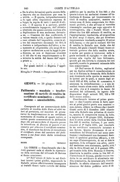 Annali della giurisprudenza italiana raccolta generale delle decisioni delle Corti di cassazione e d'appello in materia civile, criminale, commerciale, di diritto pubblico e amministrativo, e di procedura civile e penale