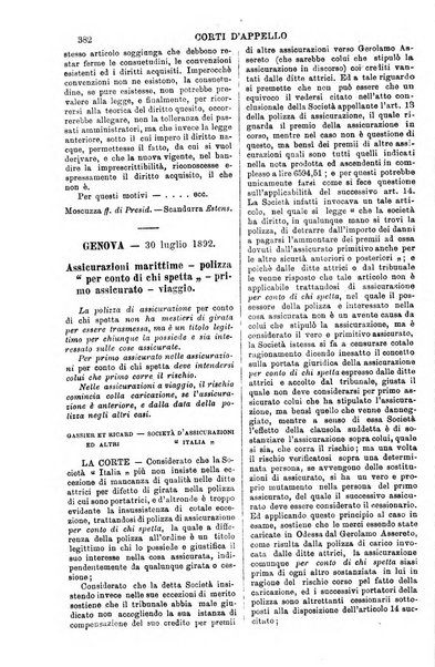 Annali della giurisprudenza italiana raccolta generale delle decisioni delle Corti di cassazione e d'appello in materia civile, criminale, commerciale, di diritto pubblico e amministrativo, e di procedura civile e penale