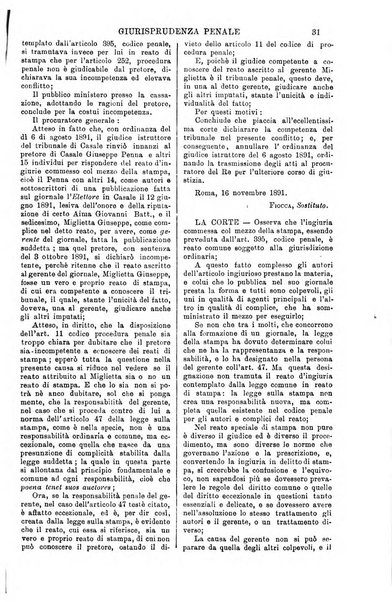 Annali della giurisprudenza italiana raccolta generale delle decisioni delle Corti di cassazione e d'appello in materia civile, criminale, commerciale, di diritto pubblico e amministrativo, e di procedura civile e penale