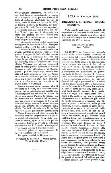 Annali della giurisprudenza italiana raccolta generale delle decisioni delle Corti di cassazione e d'appello in materia civile, criminale, commerciale, di diritto pubblico e amministrativo, e di procedura civile e penale