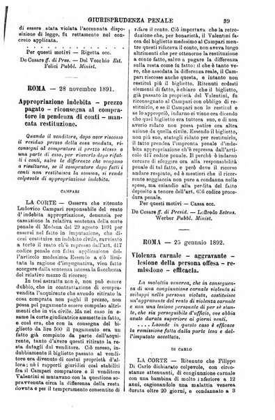 Annali della giurisprudenza italiana raccolta generale delle decisioni delle Corti di cassazione e d'appello in materia civile, criminale, commerciale, di diritto pubblico e amministrativo, e di procedura civile e penale