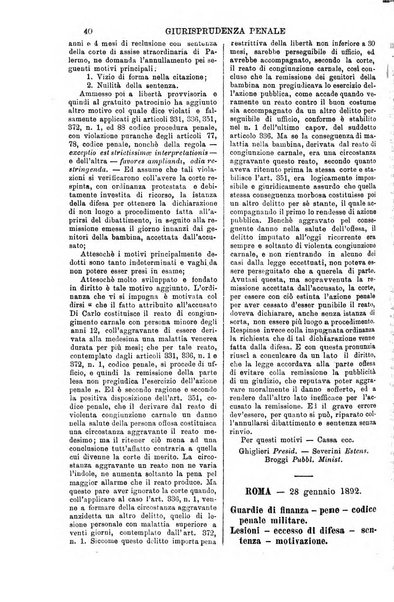 Annali della giurisprudenza italiana raccolta generale delle decisioni delle Corti di cassazione e d'appello in materia civile, criminale, commerciale, di diritto pubblico e amministrativo, e di procedura civile e penale