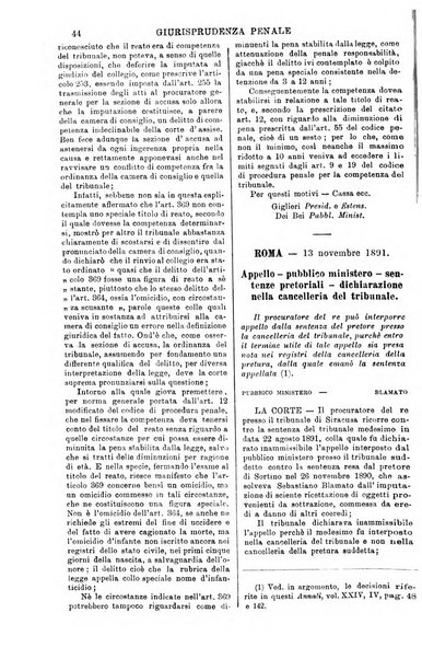 Annali della giurisprudenza italiana raccolta generale delle decisioni delle Corti di cassazione e d'appello in materia civile, criminale, commerciale, di diritto pubblico e amministrativo, e di procedura civile e penale