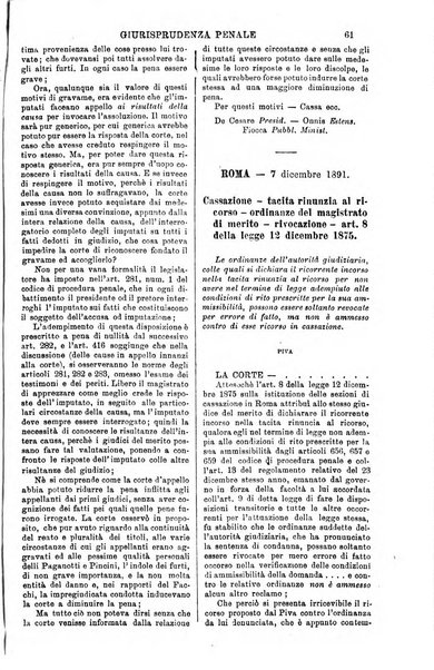 Annali della giurisprudenza italiana raccolta generale delle decisioni delle Corti di cassazione e d'appello in materia civile, criminale, commerciale, di diritto pubblico e amministrativo, e di procedura civile e penale