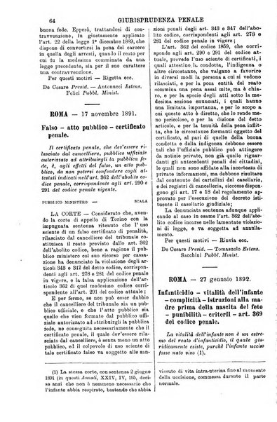 Annali della giurisprudenza italiana raccolta generale delle decisioni delle Corti di cassazione e d'appello in materia civile, criminale, commerciale, di diritto pubblico e amministrativo, e di procedura civile e penale