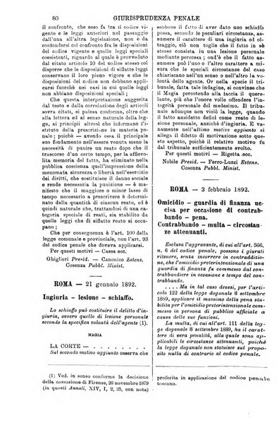 Annali della giurisprudenza italiana raccolta generale delle decisioni delle Corti di cassazione e d'appello in materia civile, criminale, commerciale, di diritto pubblico e amministrativo, e di procedura civile e penale