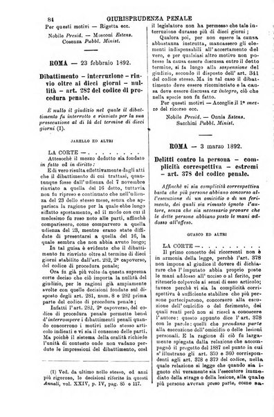 Annali della giurisprudenza italiana raccolta generale delle decisioni delle Corti di cassazione e d'appello in materia civile, criminale, commerciale, di diritto pubblico e amministrativo, e di procedura civile e penale