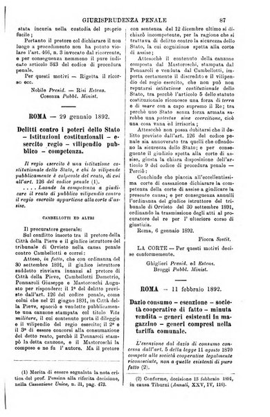 Annali della giurisprudenza italiana raccolta generale delle decisioni delle Corti di cassazione e d'appello in materia civile, criminale, commerciale, di diritto pubblico e amministrativo, e di procedura civile e penale