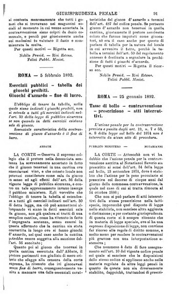 Annali della giurisprudenza italiana raccolta generale delle decisioni delle Corti di cassazione e d'appello in materia civile, criminale, commerciale, di diritto pubblico e amministrativo, e di procedura civile e penale