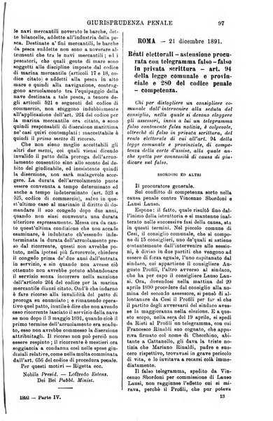 Annali della giurisprudenza italiana raccolta generale delle decisioni delle Corti di cassazione e d'appello in materia civile, criminale, commerciale, di diritto pubblico e amministrativo, e di procedura civile e penale