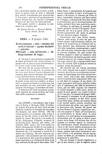 Annali della giurisprudenza italiana raccolta generale delle decisioni delle Corti di cassazione e d'appello in materia civile, criminale, commerciale, di diritto pubblico e amministrativo, e di procedura civile e penale