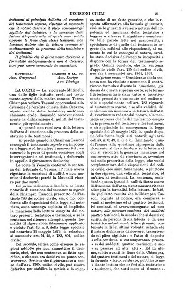 Annali della giurisprudenza italiana raccolta generale delle decisioni delle Corti di cassazione e d'appello in materia civile, criminale, commerciale, di diritto pubblico e amministrativo, e di procedura civile e penale