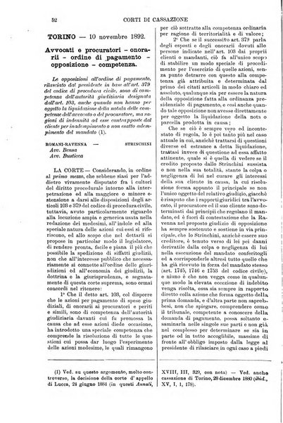 Annali della giurisprudenza italiana raccolta generale delle decisioni delle Corti di cassazione e d'appello in materia civile, criminale, commerciale, di diritto pubblico e amministrativo, e di procedura civile e penale