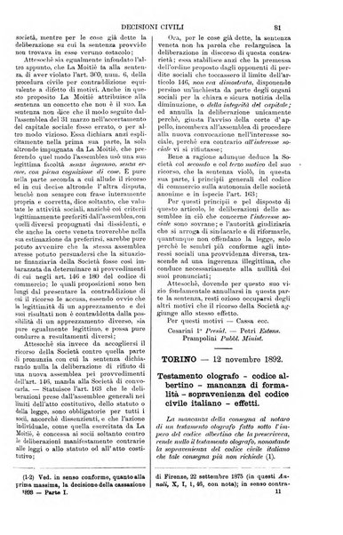 Annali della giurisprudenza italiana raccolta generale delle decisioni delle Corti di cassazione e d'appello in materia civile, criminale, commerciale, di diritto pubblico e amministrativo, e di procedura civile e penale