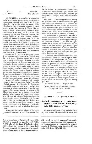 Annali della giurisprudenza italiana raccolta generale delle decisioni delle Corti di cassazione e d'appello in materia civile, criminale, commerciale, di diritto pubblico e amministrativo, e di procedura civile e penale