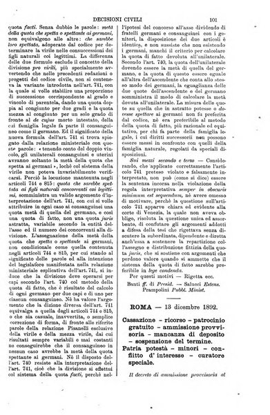 Annali della giurisprudenza italiana raccolta generale delle decisioni delle Corti di cassazione e d'appello in materia civile, criminale, commerciale, di diritto pubblico e amministrativo, e di procedura civile e penale