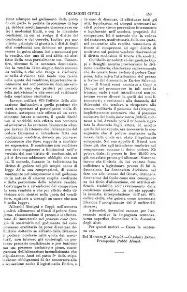 Annali della giurisprudenza italiana raccolta generale delle decisioni delle Corti di cassazione e d'appello in materia civile, criminale, commerciale, di diritto pubblico e amministrativo, e di procedura civile e penale