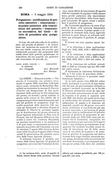 Annali della giurisprudenza italiana raccolta generale delle decisioni delle Corti di cassazione e d'appello in materia civile, criminale, commerciale, di diritto pubblico e amministrativo, e di procedura civile e penale