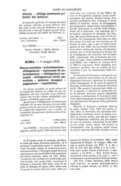 Annali della giurisprudenza italiana raccolta generale delle decisioni delle Corti di cassazione e d'appello in materia civile, criminale, commerciale, di diritto pubblico e amministrativo, e di procedura civile e penale