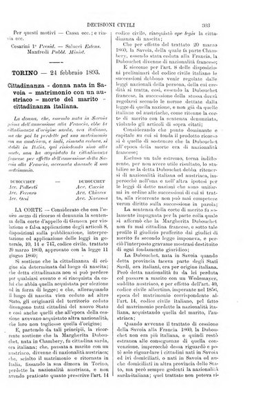 Annali della giurisprudenza italiana raccolta generale delle decisioni delle Corti di cassazione e d'appello in materia civile, criminale, commerciale, di diritto pubblico e amministrativo, e di procedura civile e penale