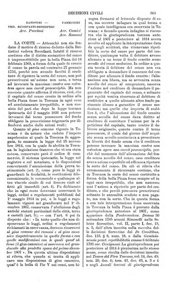 Annali della giurisprudenza italiana raccolta generale delle decisioni delle Corti di cassazione e d'appello in materia civile, criminale, commerciale, di diritto pubblico e amministrativo, e di procedura civile e penale