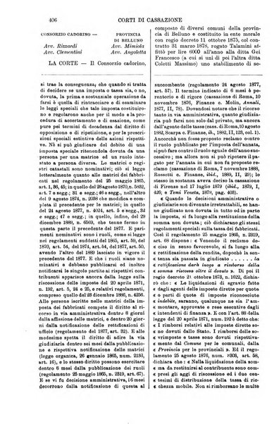 Annali della giurisprudenza italiana raccolta generale delle decisioni delle Corti di cassazione e d'appello in materia civile, criminale, commerciale, di diritto pubblico e amministrativo, e di procedura civile e penale