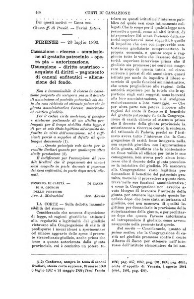 Annali della giurisprudenza italiana raccolta generale delle decisioni delle Corti di cassazione e d'appello in materia civile, criminale, commerciale, di diritto pubblico e amministrativo, e di procedura civile e penale