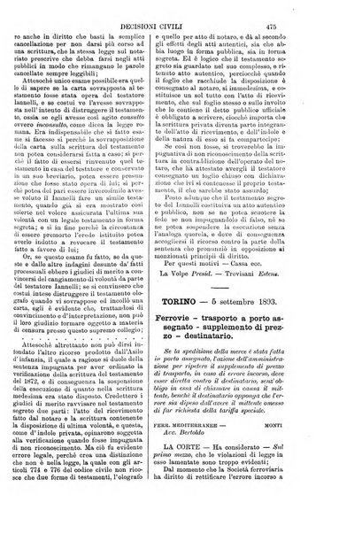 Annali della giurisprudenza italiana raccolta generale delle decisioni delle Corti di cassazione e d'appello in materia civile, criminale, commerciale, di diritto pubblico e amministrativo, e di procedura civile e penale