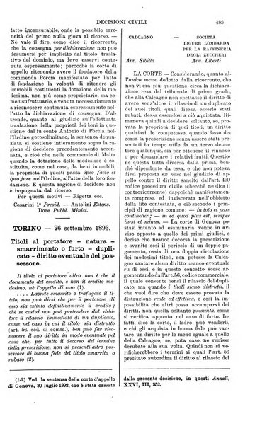 Annali della giurisprudenza italiana raccolta generale delle decisioni delle Corti di cassazione e d'appello in materia civile, criminale, commerciale, di diritto pubblico e amministrativo, e di procedura civile e penale