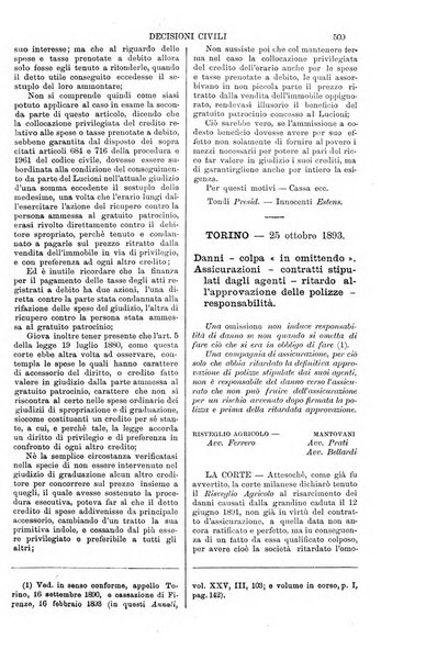 Annali della giurisprudenza italiana raccolta generale delle decisioni delle Corti di cassazione e d'appello in materia civile, criminale, commerciale, di diritto pubblico e amministrativo, e di procedura civile e penale