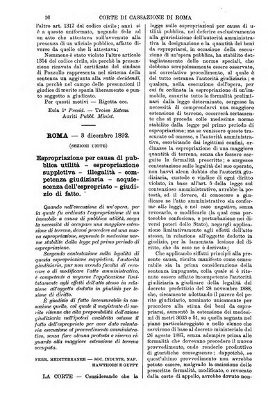 Annali della giurisprudenza italiana raccolta generale delle decisioni delle Corti di cassazione e d'appello in materia civile, criminale, commerciale, di diritto pubblico e amministrativo, e di procedura civile e penale